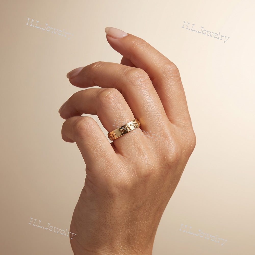 Ani ledodi Vedodi Li Wedding Ring - H.L.Jewelry