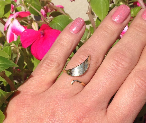 Angel Wings Adjustable Simple Ring - H.L.Jewelry