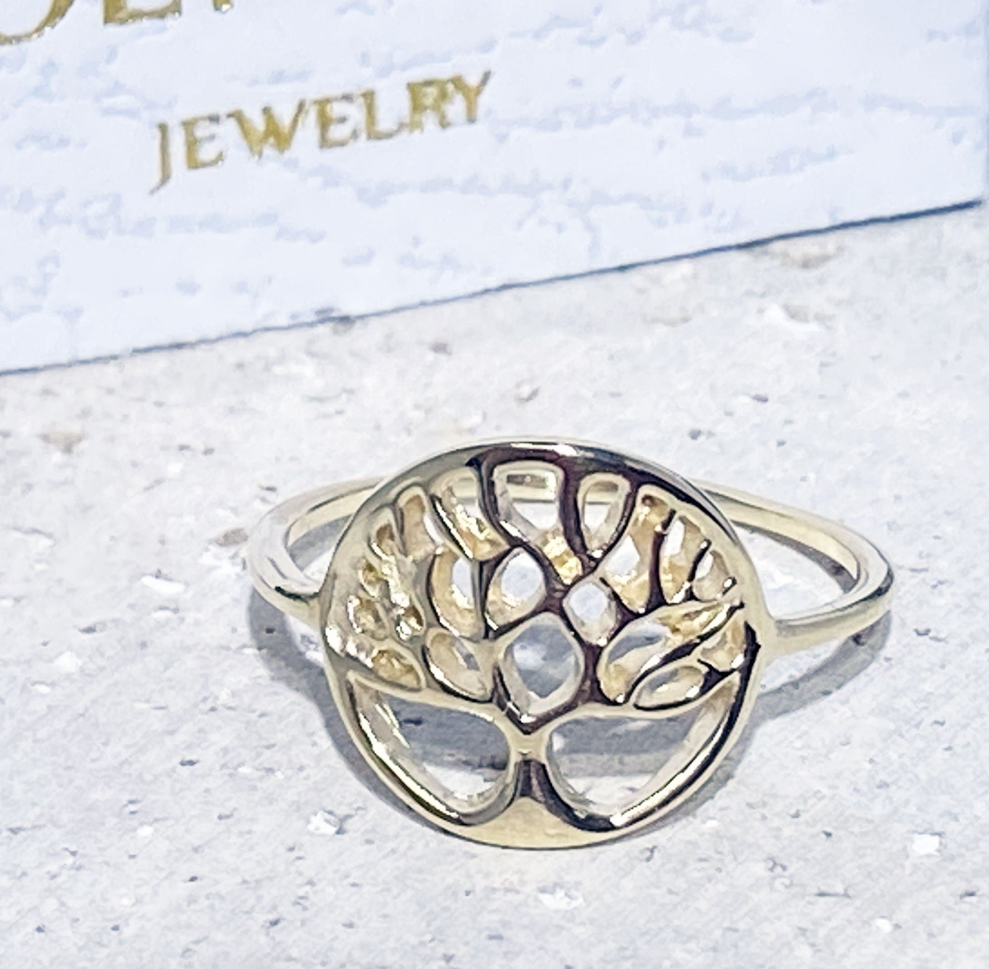 Tree of Life Family Minimalist Jewelry Ring - H.L.Jewelry