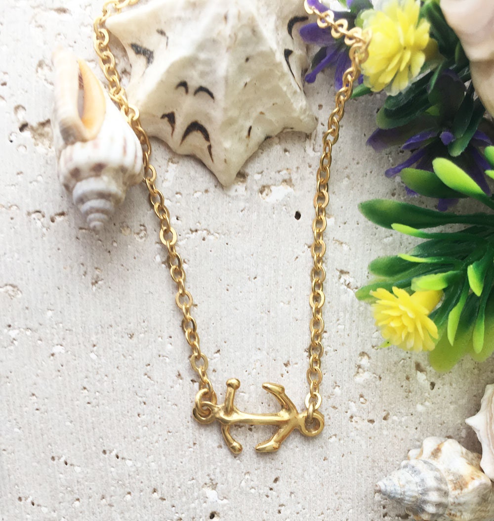 Anchor Delicate Chain Simple Bracelet - H.L.Jewelry