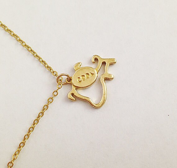 Animals Necklace - Dog Necklace - Letter Necklace - Delicate Chain Simple Cute Dog Necklace - H.L.Jewelry