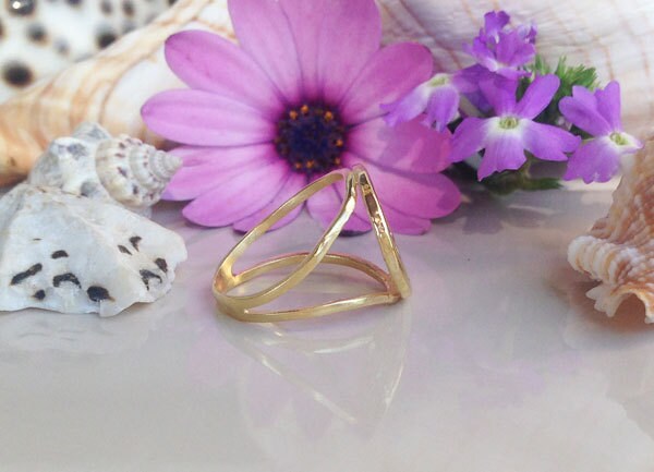 Hamsa Hand Simple Ring - H.L.Jewelry