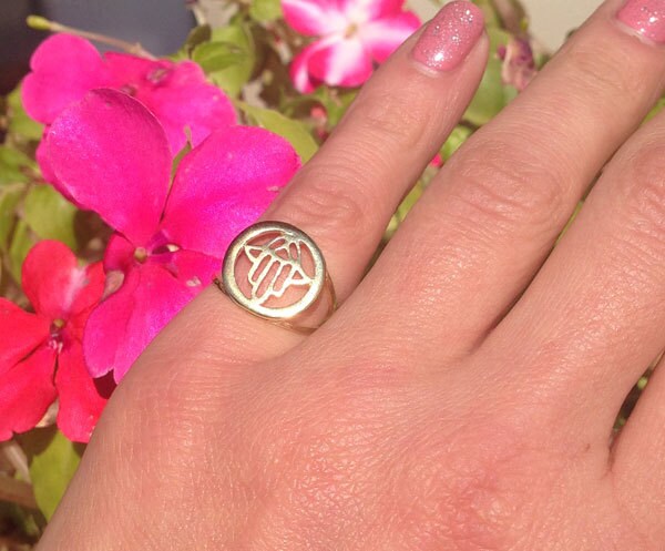 Hamsa Hand Simple Ring - H.L.Jewelry