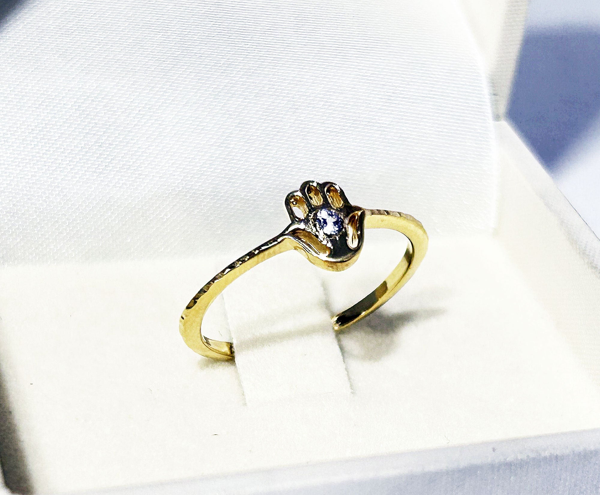 Hamsa Hand Simple Ring - Symbol of Protection - H.L.Jewelry