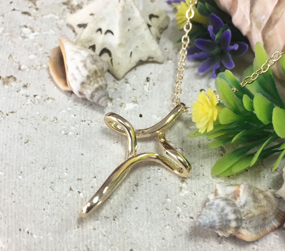 Large Cross Delicate Chain Simple Necklace - H.L.Jewelry