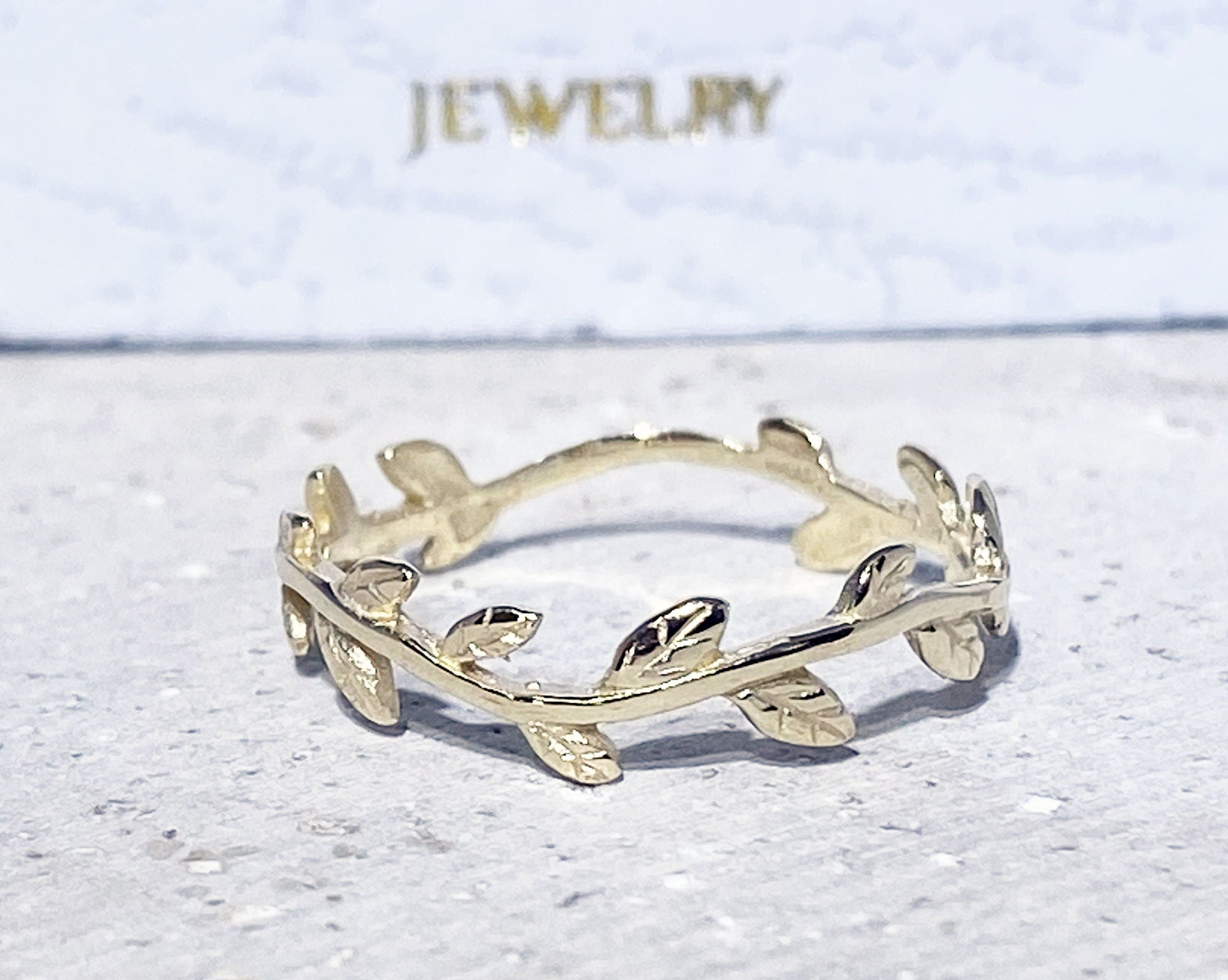 Leaf Minimalist Jewelry Simple Delicate Branch Ring - H.L.Jewelry