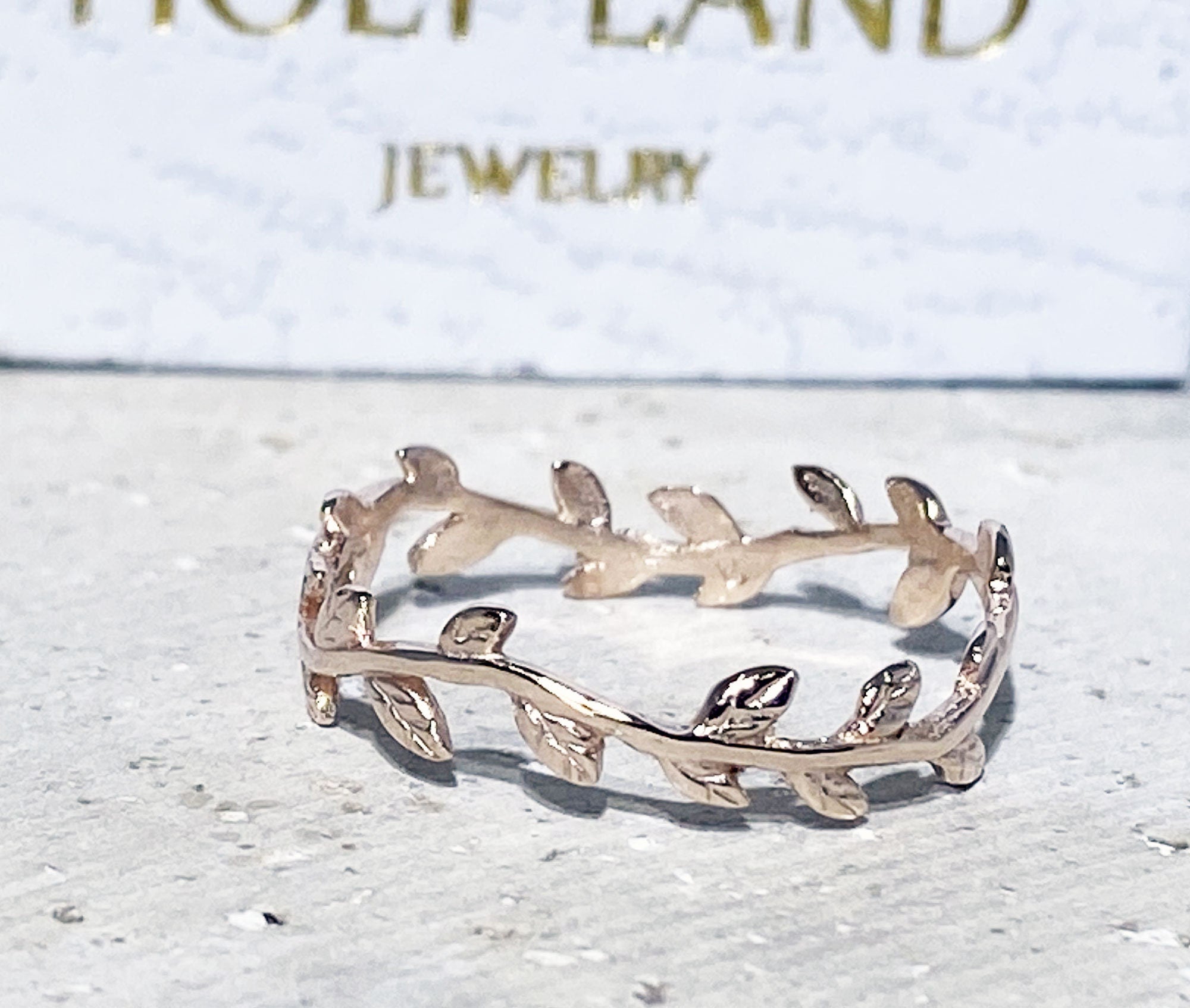 Leaf Minimalist Jewelry Simple Delicate Branch Ring - H.L.Jewelry