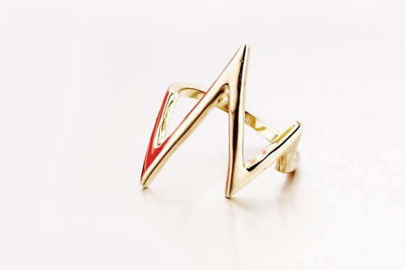 Modern Simplicity - Geometric Lines Simple Ring - H.L.Jewelry