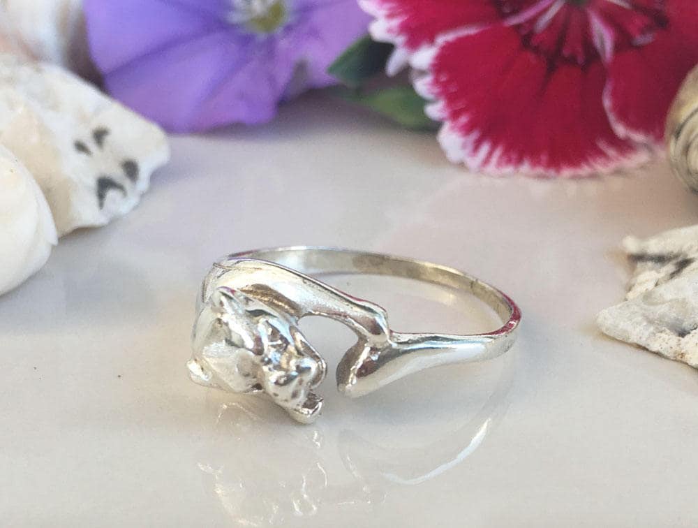 Panther Head Animal Jewelry Statement Ring - H.L.Jewelry