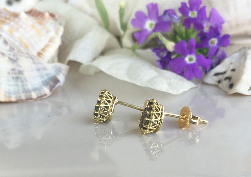 Pear-Shaped Labradorite Simple Stud Earrings - H.L.Jewelry