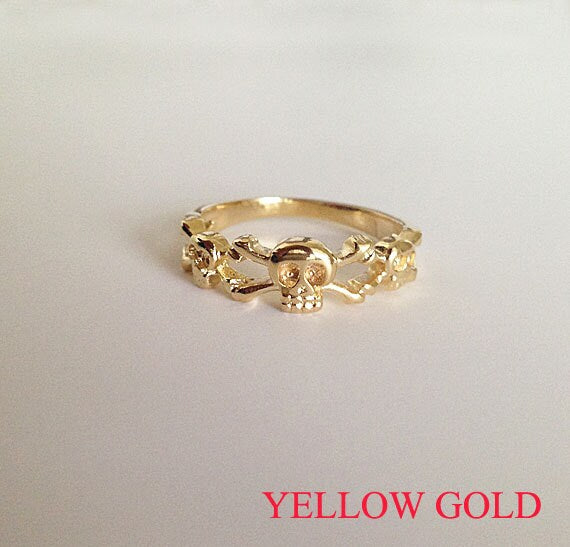 Skull Simple Triple Ring - H.L.Jewelry