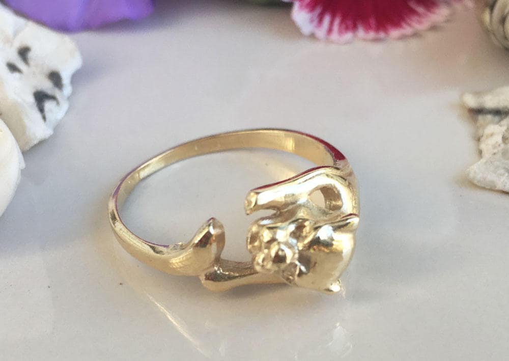 Panther Ring - Animal Jewelry - Panther Head Ring - Panther Statement Ring - H.L.Jewelry