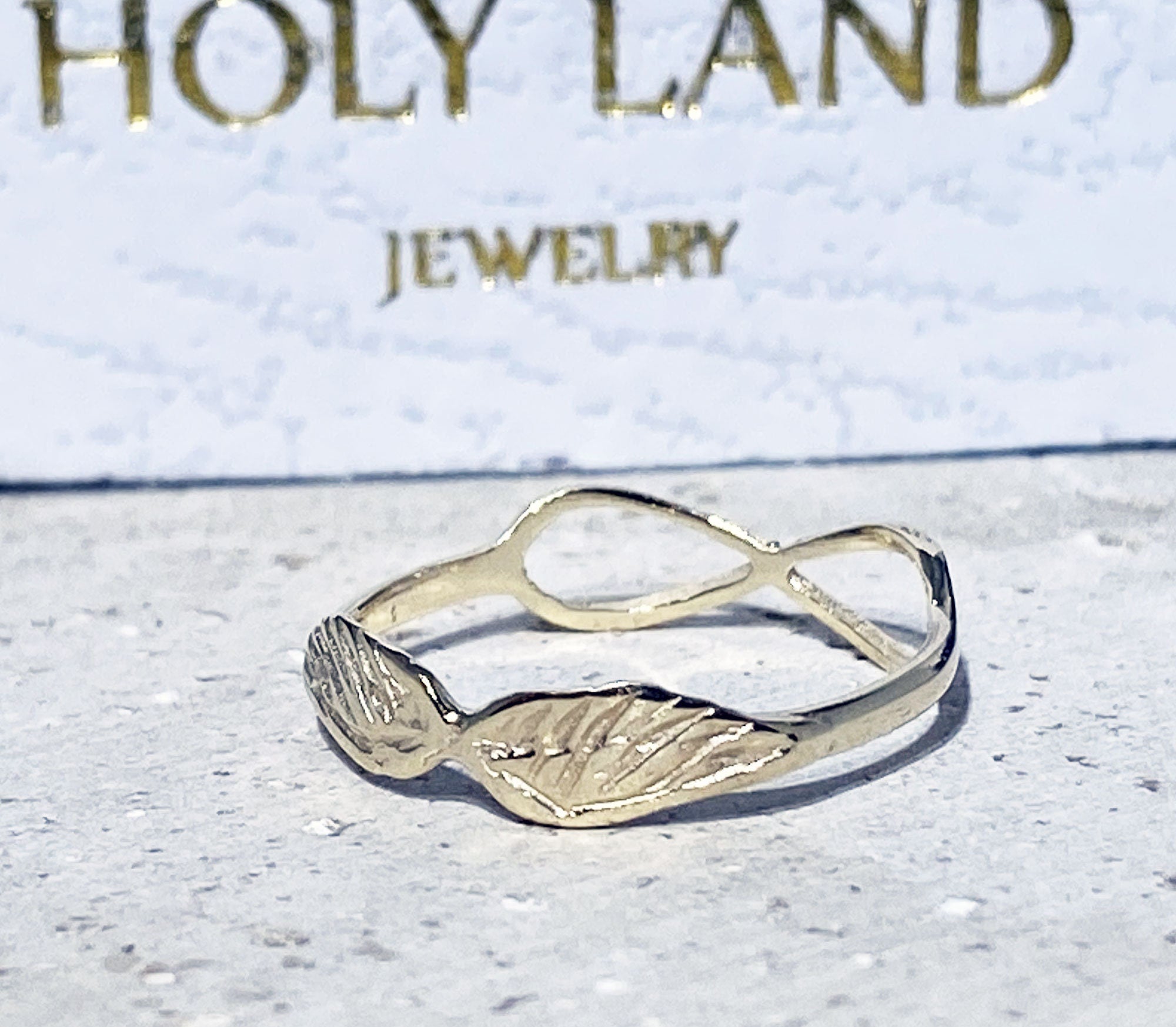 Simple Ring with Angel Wings and Infinity Symbol - H.L.Jewelry