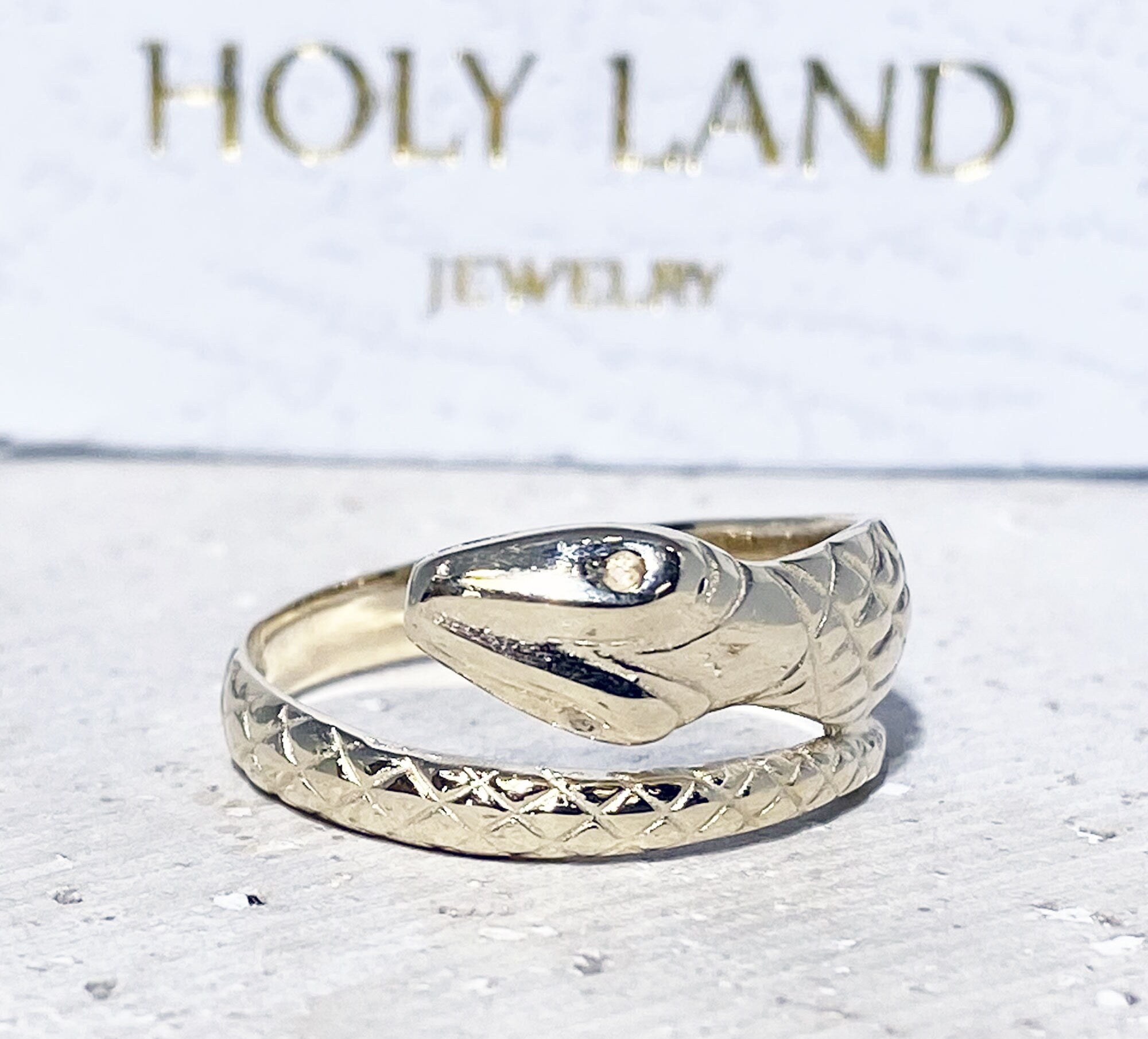 Snake Ring - Animal Jewelry - Serpent Ring - Simple Snake Ring - H.L.Jewelry