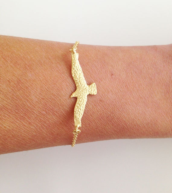 Bird Bracelet - Simple Chain Bird Bracelet for Effortless Charm - H.L.Jewelry